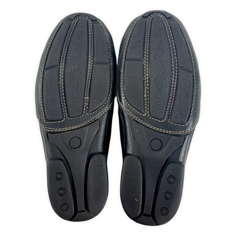 Giorgio Brutini Mens Sz‎ 11 Black Driving Moc Loafer Leather Vtg - Picture 8 of 11